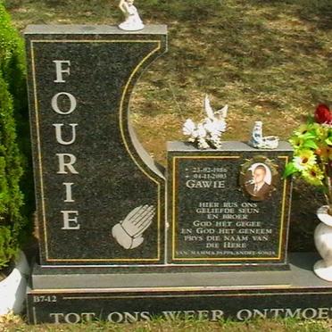 FOURIE Gawie 1956-2003