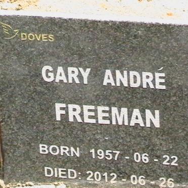 FREEMAN Gary André 1957-2012