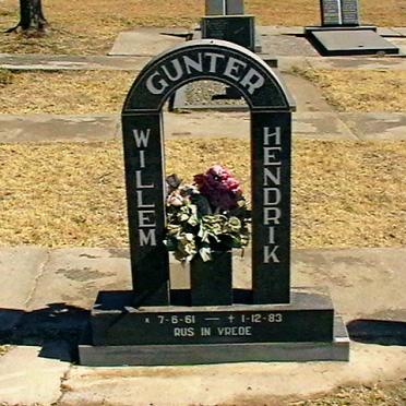 GUNTER Willem Hendrik 1961-1983