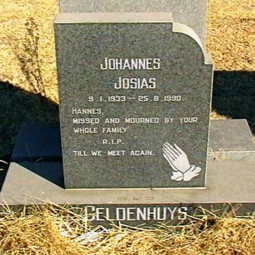GELDENHUYS Johannes Josias 1933-1990