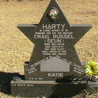 HARTY Katie 1925-???? :: HARTY Craig Russel 1967-2002
