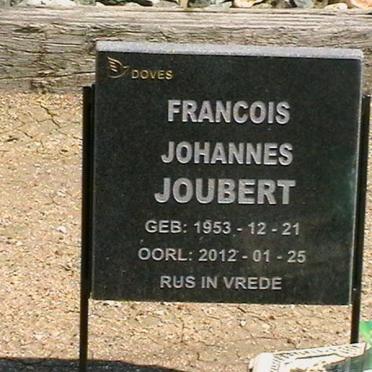 JOUBERT Francois Johannes 1953-2012