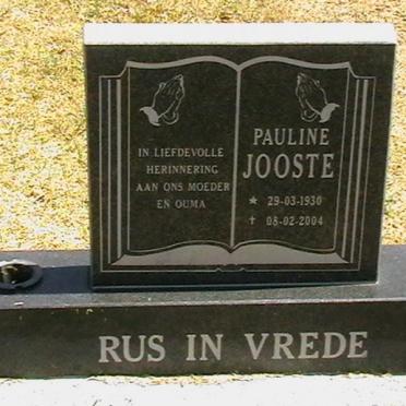 JOOSTE Pauline 1930-2004