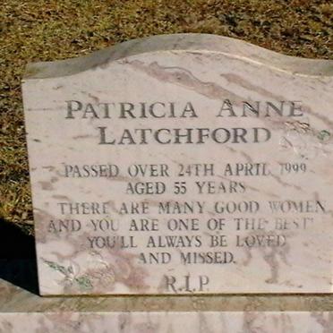 LATCHFORD Patricia Anne -1999