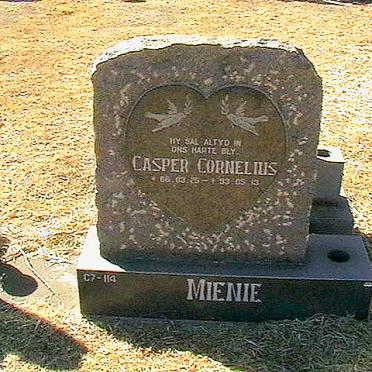 MIENIE Casper Cornelius 1966-1993