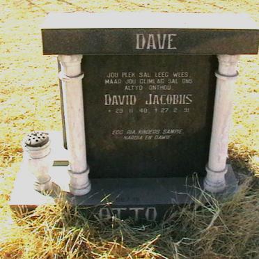 OTTO David Jacobus 1940-1991