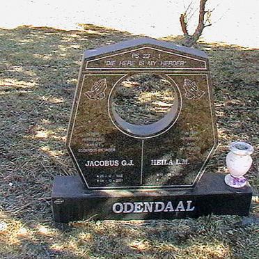 ODENDAAL Jacobus G.J. 19??-200? &amp; Heila 19??