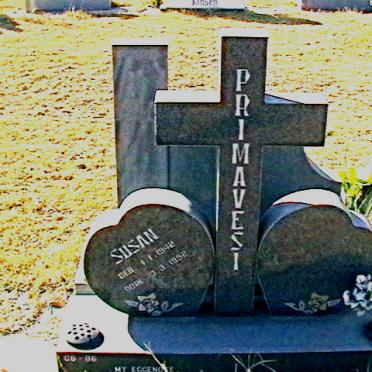 PRIMAVESI Susan 1942-1992