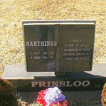PRINSLOO Marthinus 1937-2002
