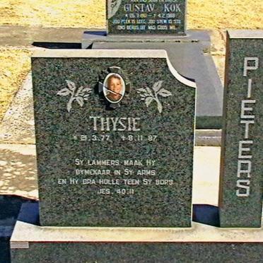 PIETERS Thysie 1977-1987