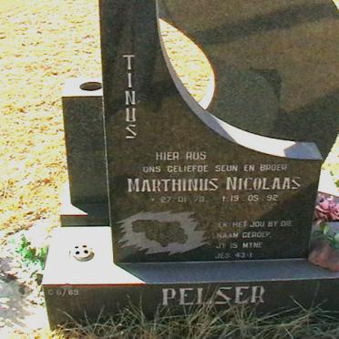 PELSER Marthinus Nicolaas 1978-1992