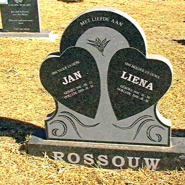ROSSOUW Jan 1945-2009 &amp; Liena 1945-2008