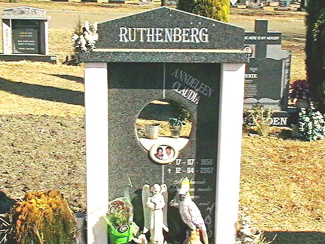 RUTHENBERG Anndeleen Claudia 1956-2007