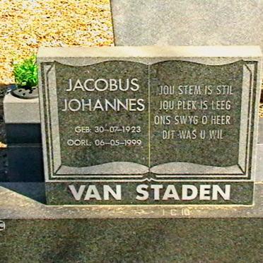 STADEN Jacobus Johannes, van 1923-1999