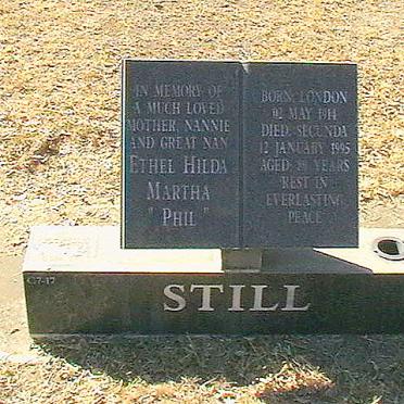 STILL Ethel Hilda Martha 1914-1995
