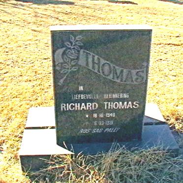 THOMAS Richard 1948-1991