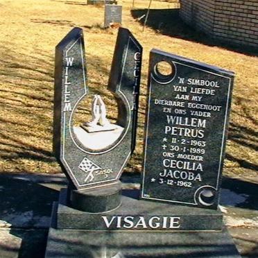 VISAGIE Willem Petrus 1963-1989 &amp; Cecilia Jacoba 1962-