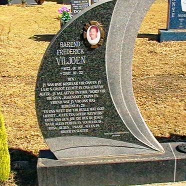 VILJOEN Barend Frederick 1972-2007