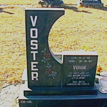 VOSTER Vossie 1948-1992