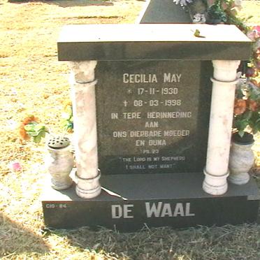 WAAL Cecilia May, de 1930-1998