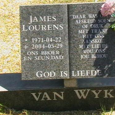 WYK James Lourens, van 1971-2004