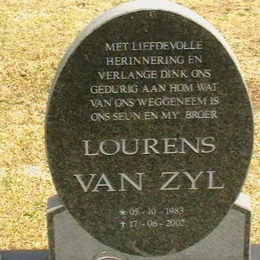 ZYL Lourens, van 1983-2002