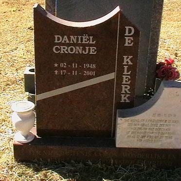 KLERK Daniël Cronje, de 1948-2001