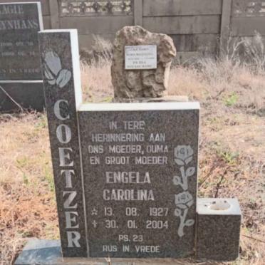 COETZER Engela Carolina 1927-2004