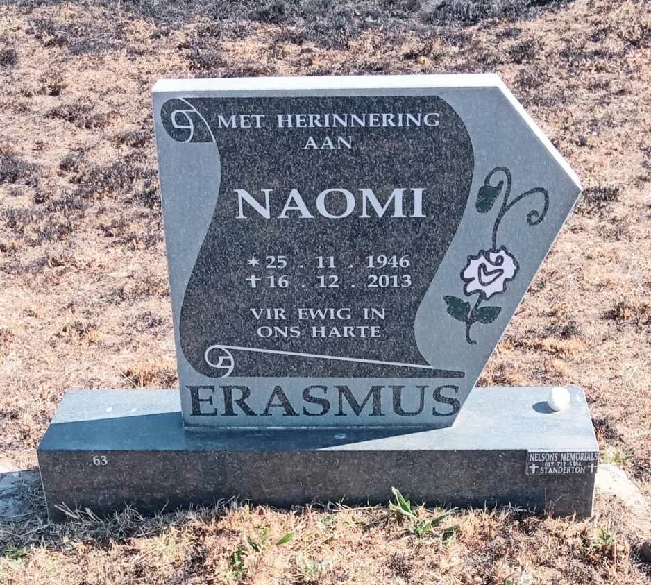 ERASMUS Naomi 1946-2013