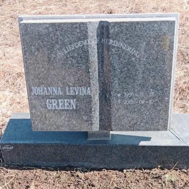 GREEN Johanna Levina 1950-2003