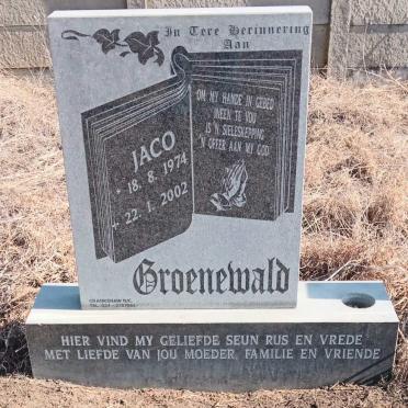 GROENEWALD Jaco 1974-2002