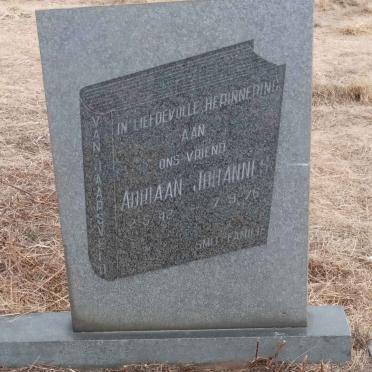 JAARSVELD Adriaan Johannes, van 1942-1976 