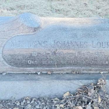 LOURENS Matthys Johannes 1940-1961