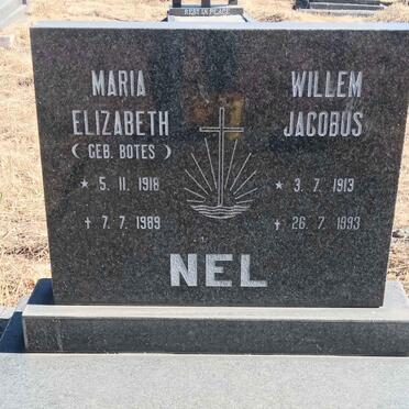 NEL Willem Jacobus 1913-1993 & Maria Elizabeth BOTES 1918-1989