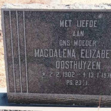 OOSTHUYZEN Magdalena Elizabetha 1902-1976