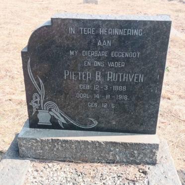 RUTHVEN Pieter B. 1888-1918