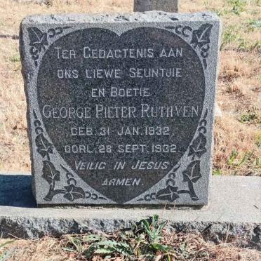 RUTHVEN George Pieter 1932-1932