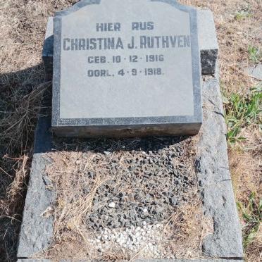 RUTHVEN Christina J. 1916-1918