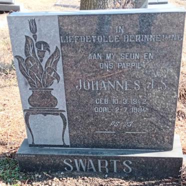 SWARTS Johannes J.S. 1942-1984