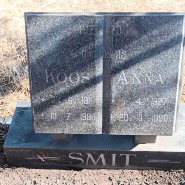 SMIT Koos 1916-1988 & Anna 1927-1990