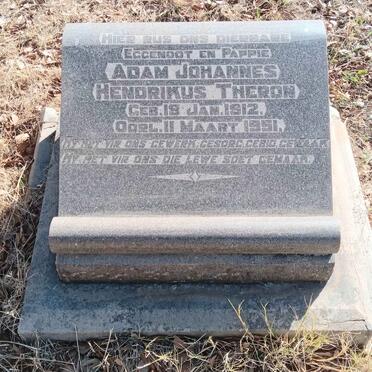 THERON Adam Johannes Hendrikus 1912-1951