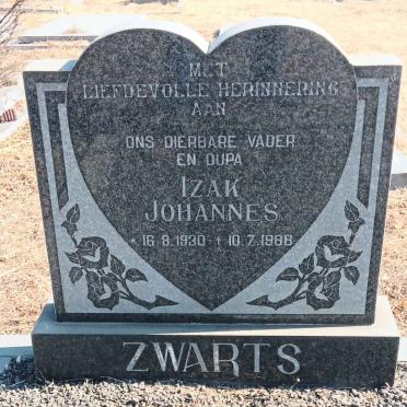 ZWARTS Izak Johannes 1930-1988