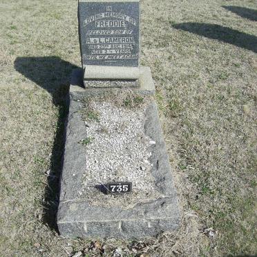 CAMERON Freddie  -1914