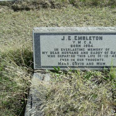 EMBLETON J.E. 1904-1942