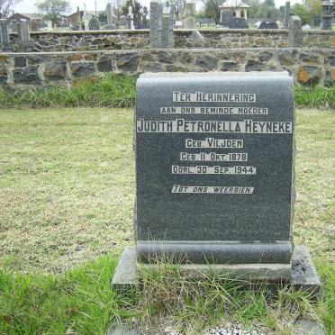 HEYNEKE Judith Petronella nee VILJOEN 1878-1944