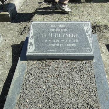 HEYNEKE B.D. 1898-1981