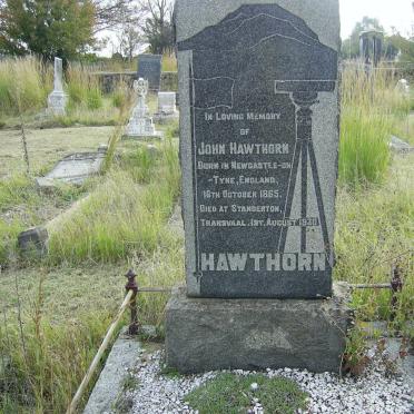 HAWTHORN John 1865-1930