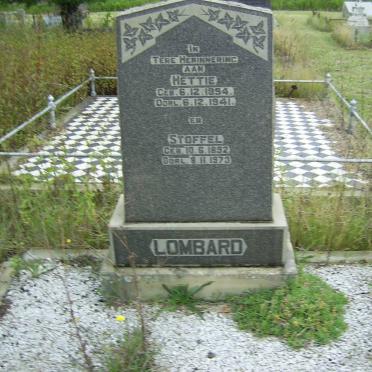 LOMBARD Stoffel 1892-1973 &amp; Hettie 1894-1941