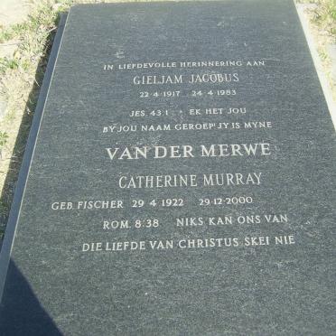 MERWE Gieljam Jacobus, van der 1917-1983 &amp; Catherine Murray FISCHER 1922-2000
