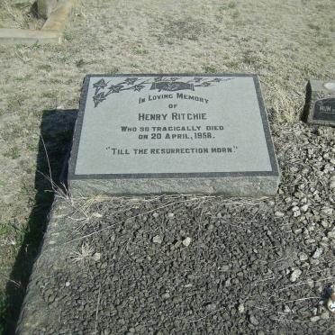 RITCHIE Henry  -1958